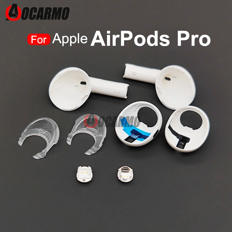 Custodia Completa Per Auricolari Custodia Shell Bottom Charging Contact Point Parti Di Ricambio Per Apple Airpods Pro
