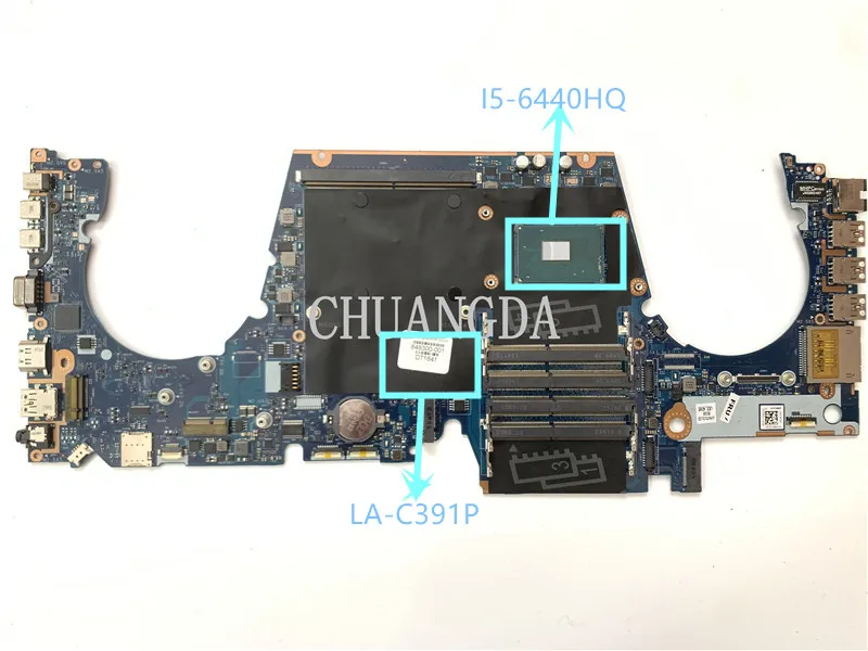Per La Scheda Madre Del Computer Portatile Hp Zbook 17 G3 Apw70 La-C391P Con Scheda Madre I5-6300Hq Sr2Fq I7-6700H 100% Completamente Testata