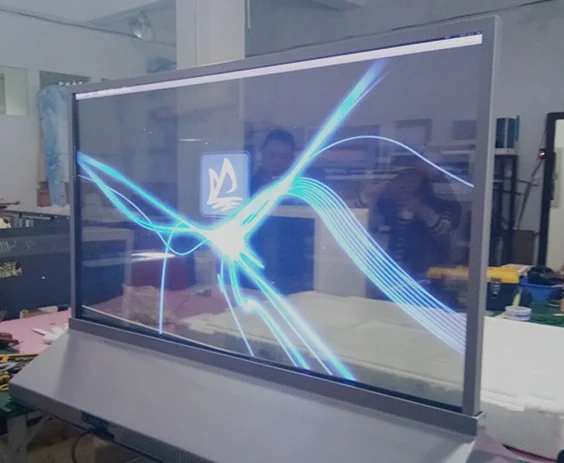 Segnaletica Pubblicitaria Oled Trasparente Da 55 Pollici