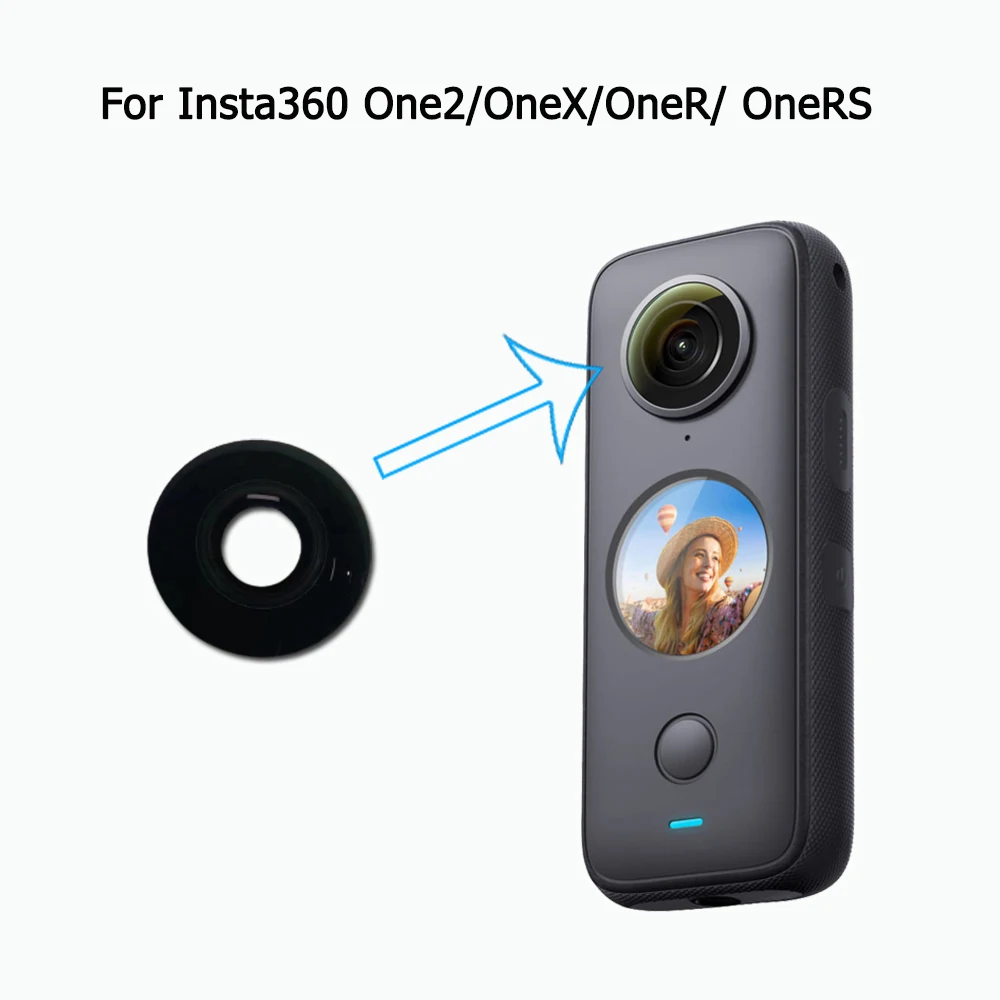 Originale Nuovo Insta360 One X2 Sostituzione Dell'Obiettivo Per Insta360 One X / One R/ One X2 / One X3 Parte Di Riparazione Della Fotocamera 2 Pezzi