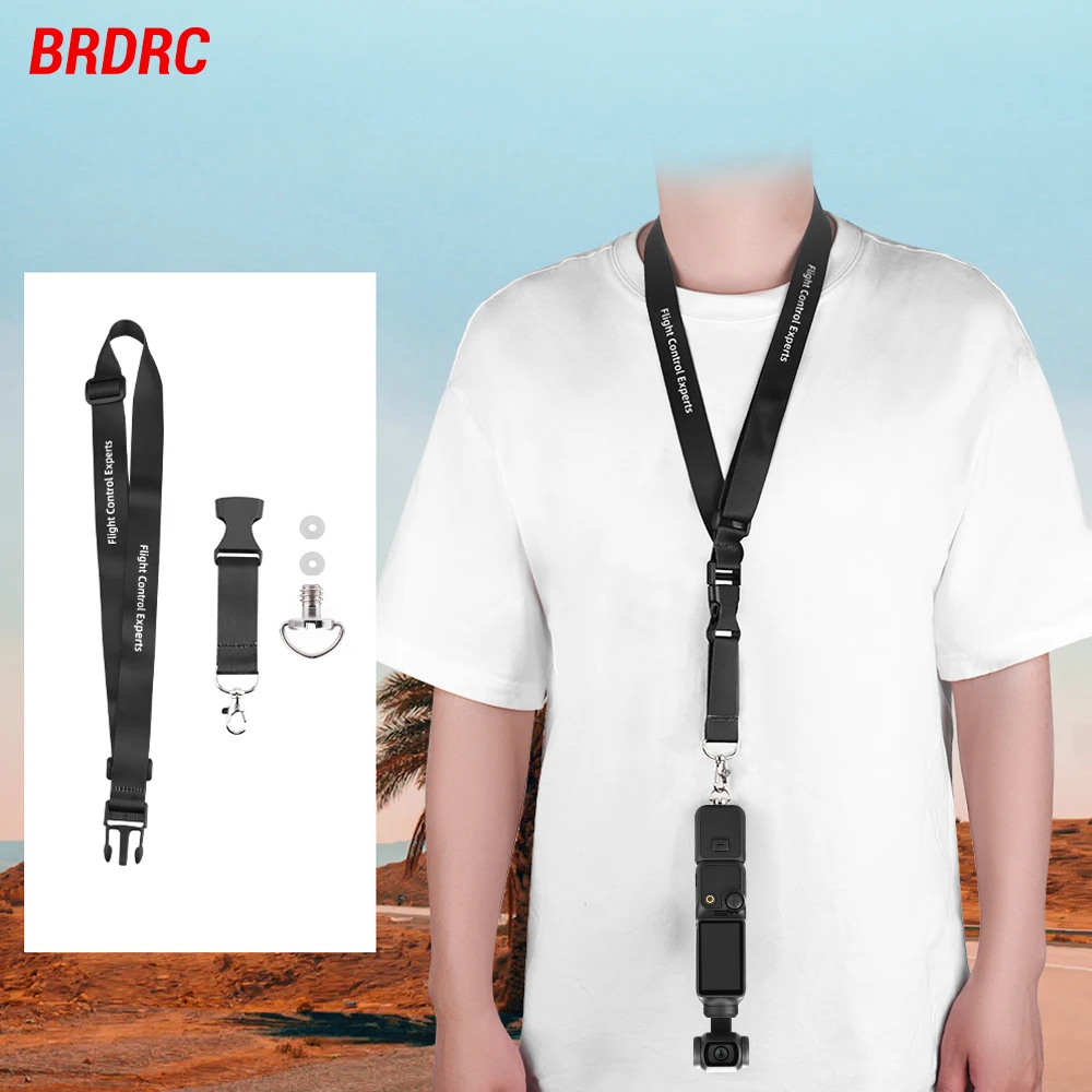 Tracolla Per Fotocamera Per Dji Pocket 3/Insta360 One X/X2/X3/Feiyu/Gopro Cordino Regolabile Accessori Per Corda Per Fotocamera