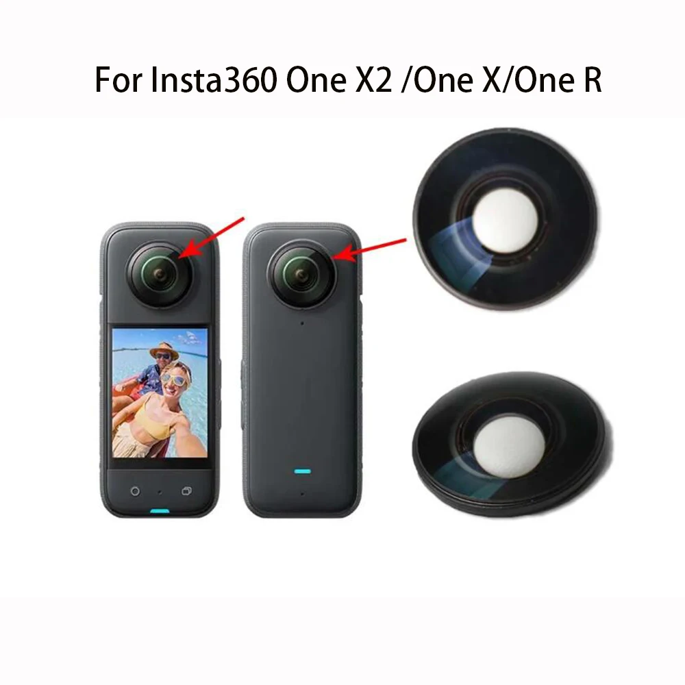 Lente Di Ricambio In Vetro Per Insta360 One X2 /One X/One R /One Rs Twin Edition Parte Di Riparazione Della Fotocamera