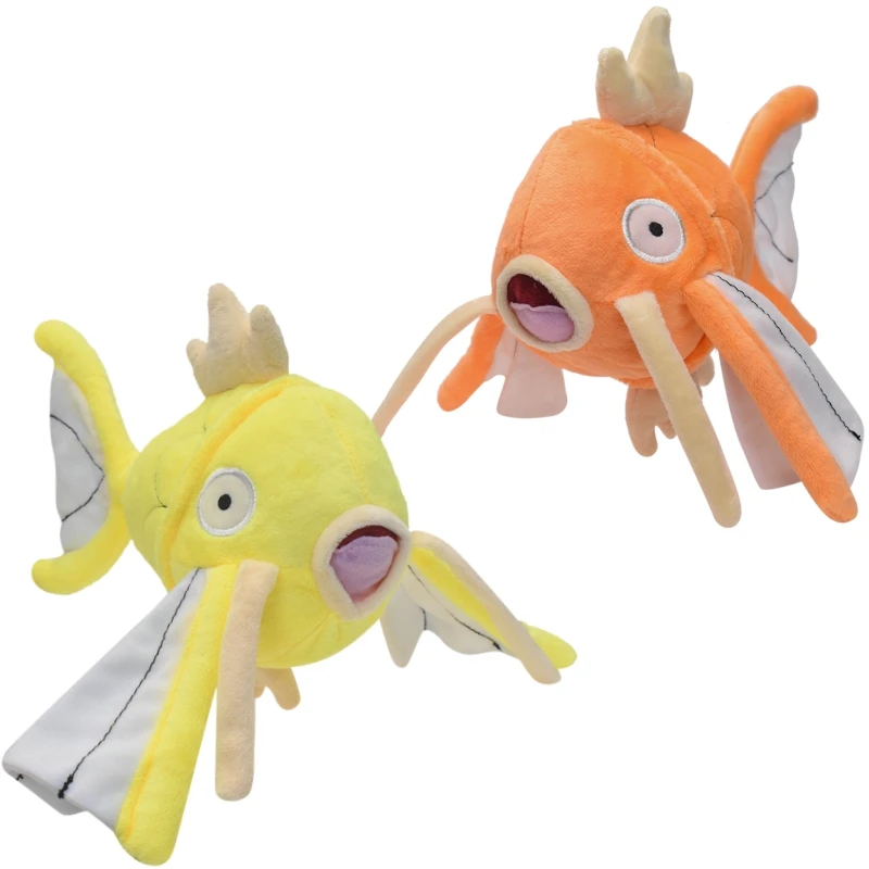 27-30Cm Kawaii Pokemon Magikarp Morbido Peluche Carino Dorato Magikarp Farcito Pesce Anime Morbido Peluche Bambola Regalo