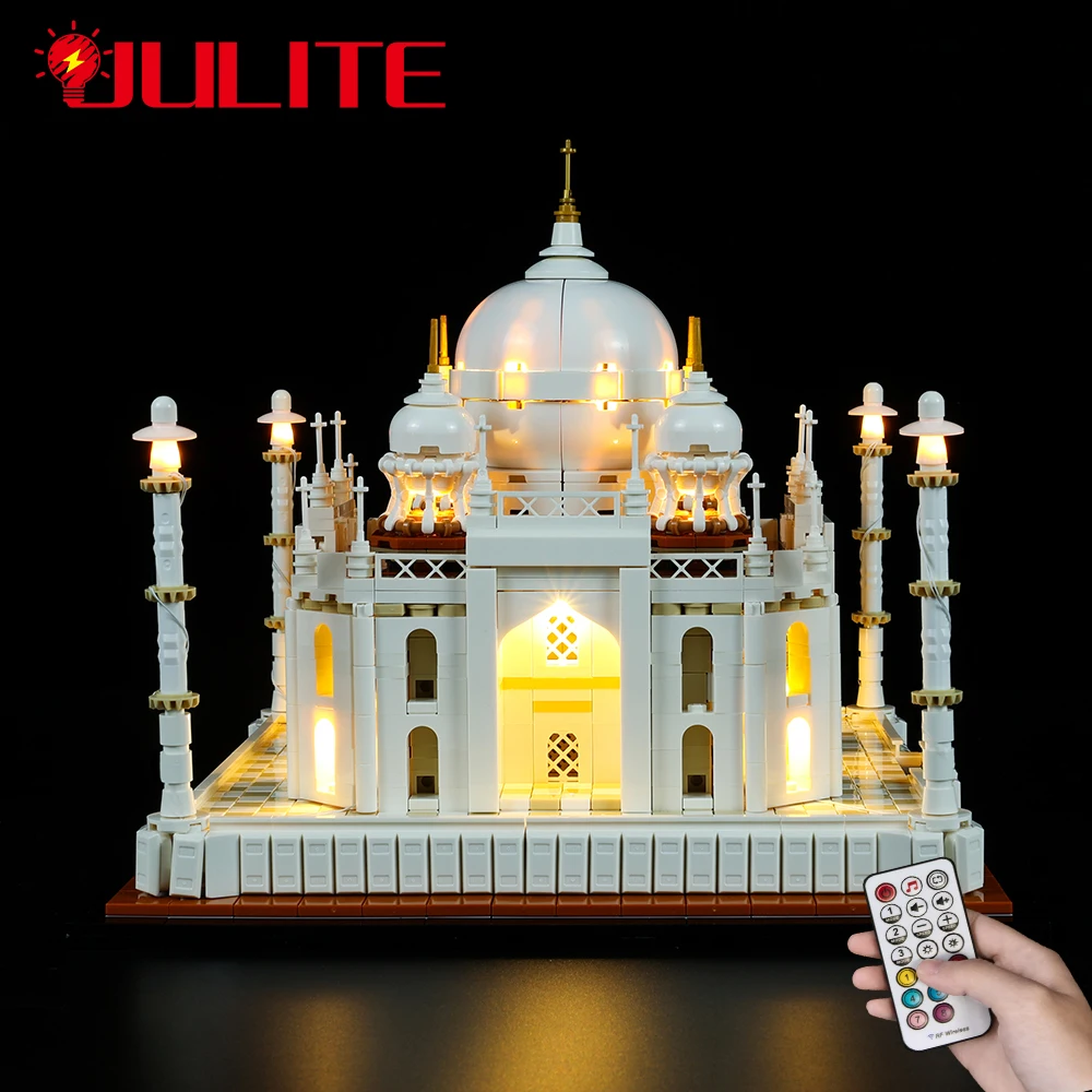 Kit Luci A Led Per 21056 Taj Mahal Modello Giocattoli Fai-Da-Te Set Non Inclusi Blocchi