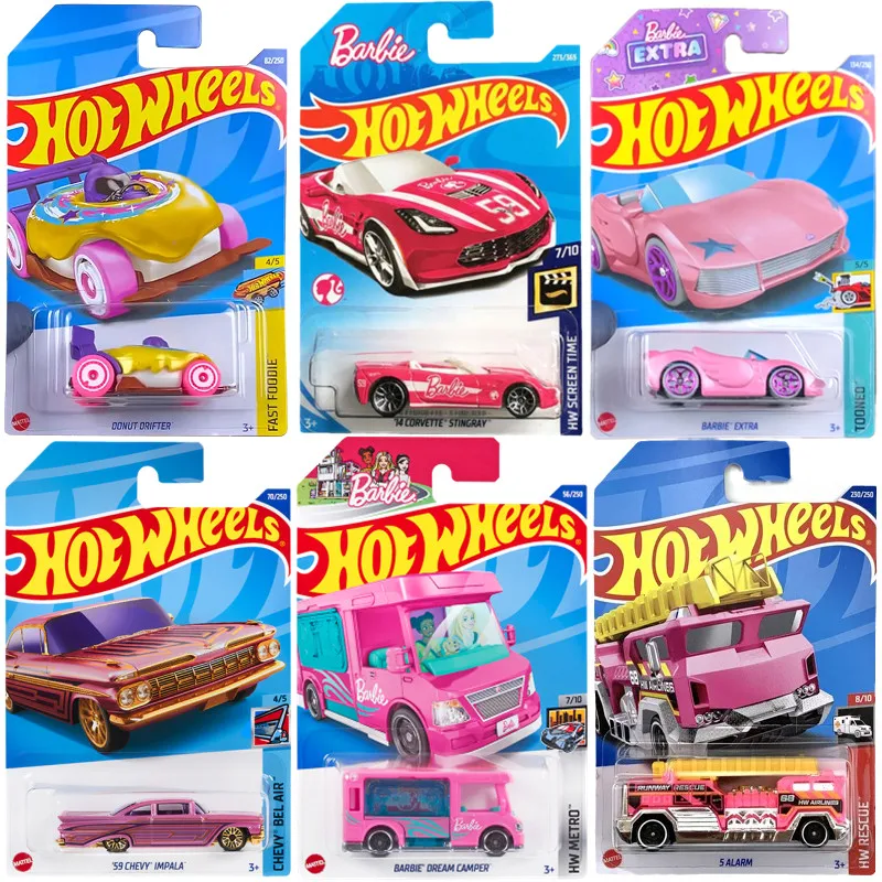 Hot Wheels Pink Series Barbie Extra Barbie Dream Camper Skate Grom Sweet Driver 1:64 Metro Diecast Lega Modello Di Auto Giocattolo Regalo Per Bambini