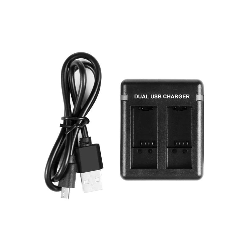 Per Gopro Hero11 Nero/Hero9 Nero/Hero10 Usb Dual Port Slot Doppio Caricabatteria Nero Action Camera Parts