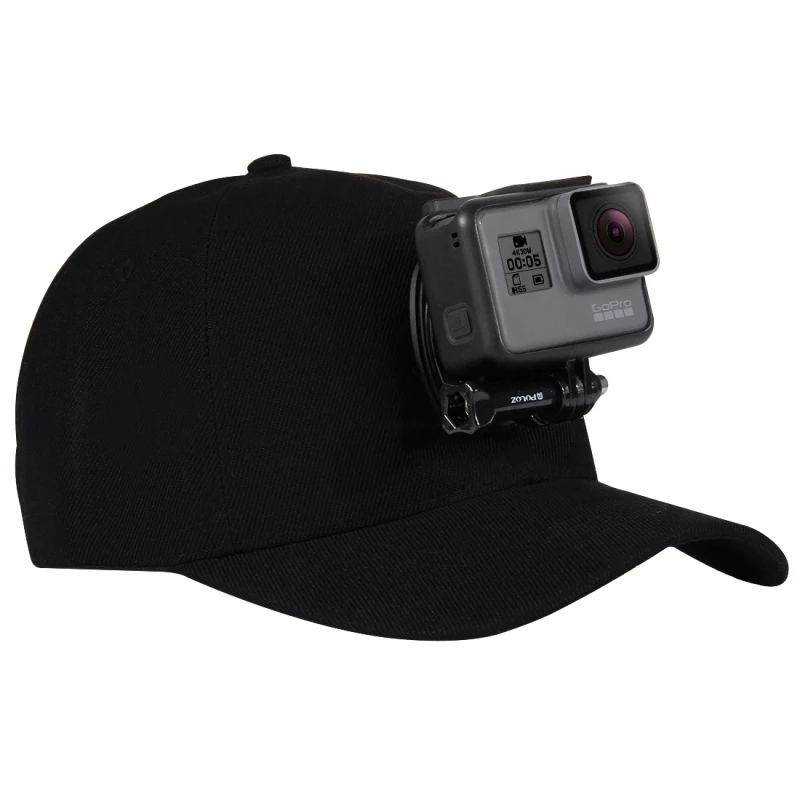 Cappello Da Baseball Puluz Con Attacco Con Fibbia A J-Hook Per Action Cam Gopro Gopro Hero11 Nero Hero10 Nero Hero9 Nero Hero8 Hero7