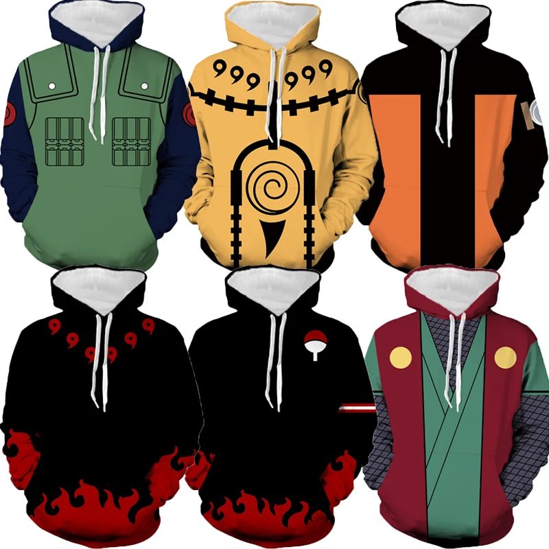 Anime Giapponese Naruto Akatsuki Naruto Akatsuki Cloud Simboli Pullover Felpa Con Cappuccio Cosplay Felpa Con Cappuccio Harajuku Manga Felpa
