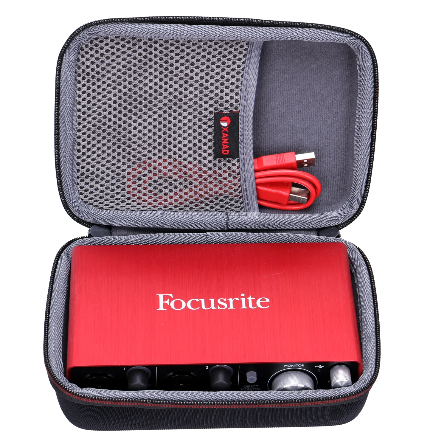 Xanad Caso Duro Di Eva Per Focusrite Scarlett Solo (2Nd Gen) Interfaccia Audio Usb Con Pro Tools | In Primo Luogo