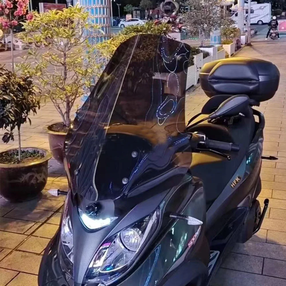 Nuova Moto Per Piaggio Mp3 500 Parabrezza Anteriore Potenziato Dedicato Deflettore Adatto Per Piaggio Mp3 500 Originale