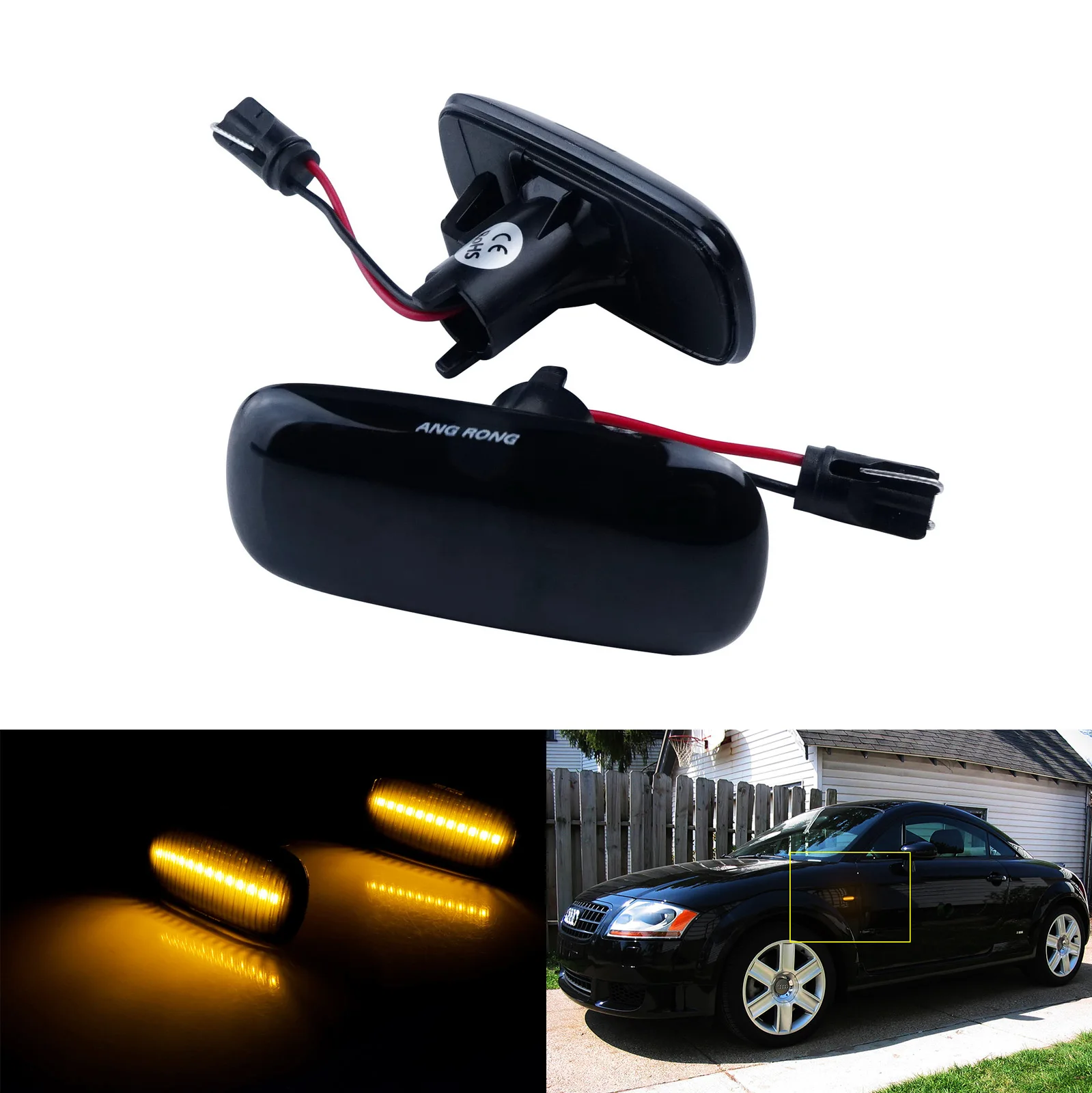 Per Audi A3 S3 8L A4 S4 A6 Allroad A8 Tt Led Ripetitore Di Posizione Laterale Luci Canbus