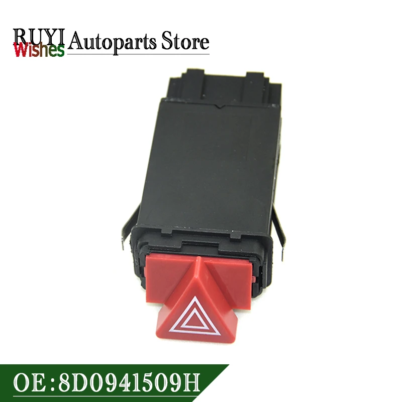 8D0941509H 8D0 941 509H Hot Sale Hazard Light Switch For Audi A4 (8D2, B5) A4 1996-2002 Audi S4 A3 A6 Saloon Allroad Estate