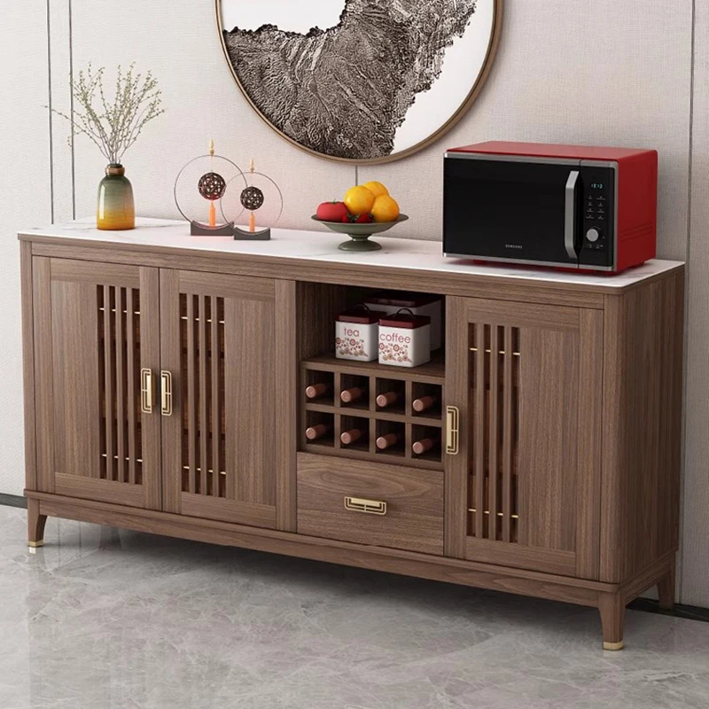 Scaffale Fattoria Credenze Legno Nordic Buffet Storage Dining Luxury Accent Corner Credenze Carico Schuhe Schrank Furniture Hdh