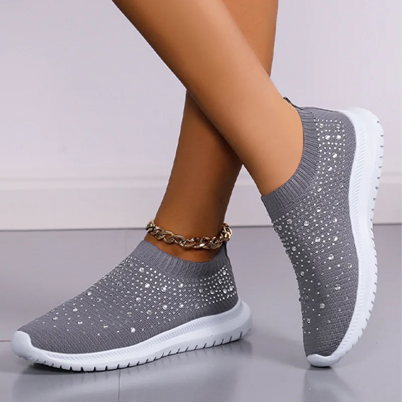 Mesh Sneaker Schuhe Fuir Frauen Komfortable Weichen Boden Wohnungen Plus Lecche 43 Nicht Slip Casual Schuhe Frau