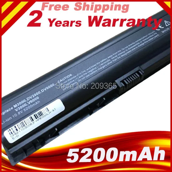 Batteria Per Laptop Ve06 Per Hp Pavilion Hstnn-Db42 Dv2000 Dv6000 V3000 V3500 V6000 Dv6400 Dv6700 Dv2700 Hstnn-Ib42 Lb42
