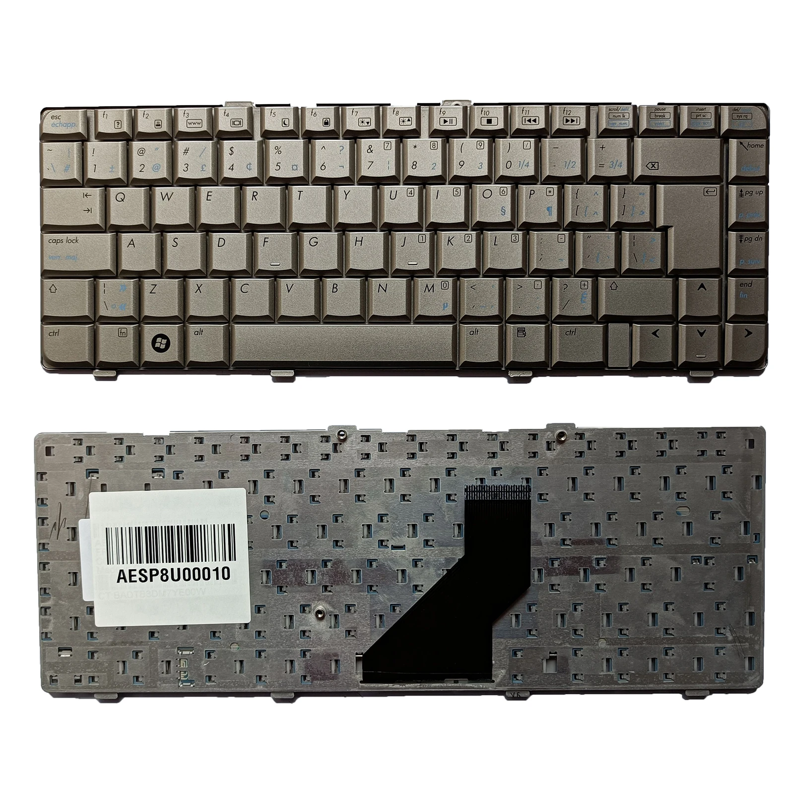 Per Hp Pavilion Dv6000 Dv6600 Dv6700 Dv6800 Dv6900 Tastiera Cf Nero