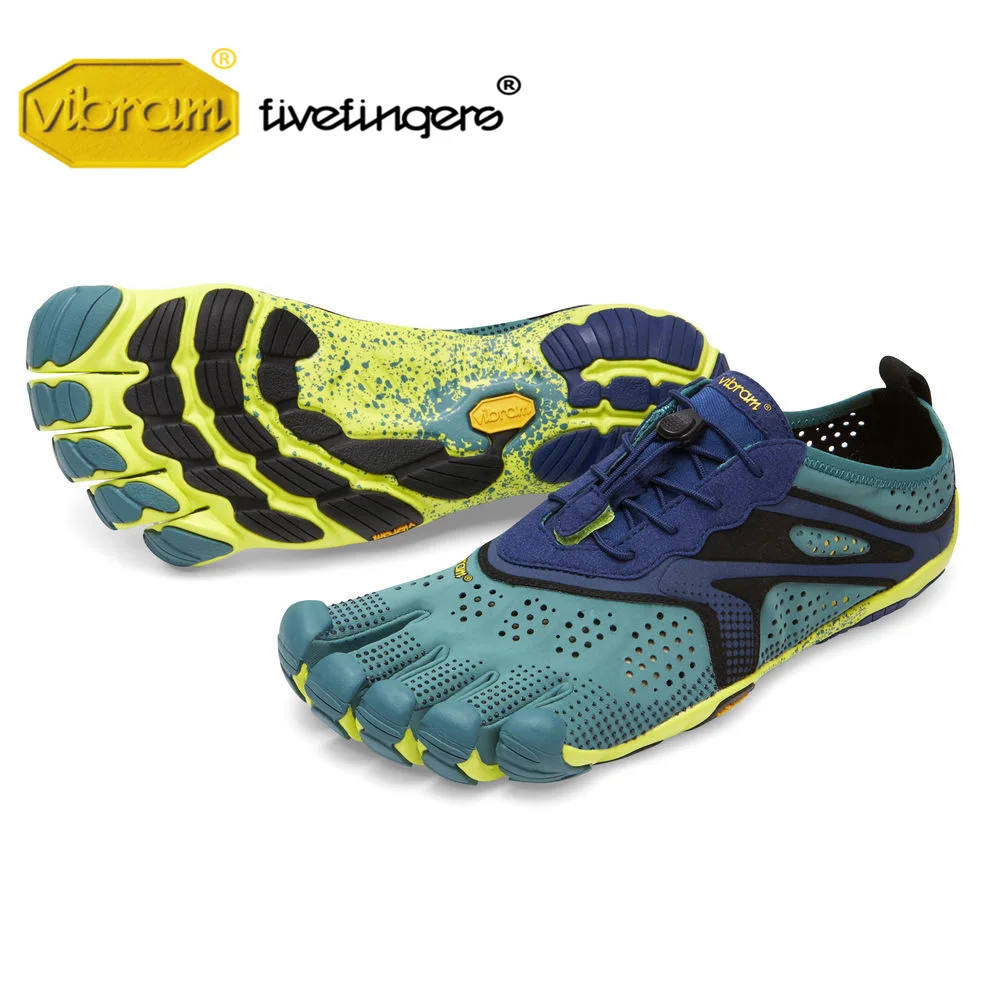 Scarpe Da Corsa Su Strada Per Sport All'Aria Aperta Da Uomo Vibram Fivedita V-Run Cinque Dita Traspiranti Resistenti All'Usura