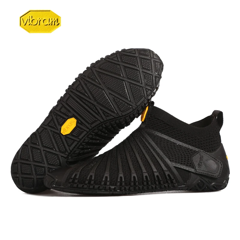 Vibram Fivedita Furoshiki Knit High Walking Sport Scarpe In Tessuto Elasticizzato Sneakers Portatili Pieghevoli Da Corsa Super Leggere