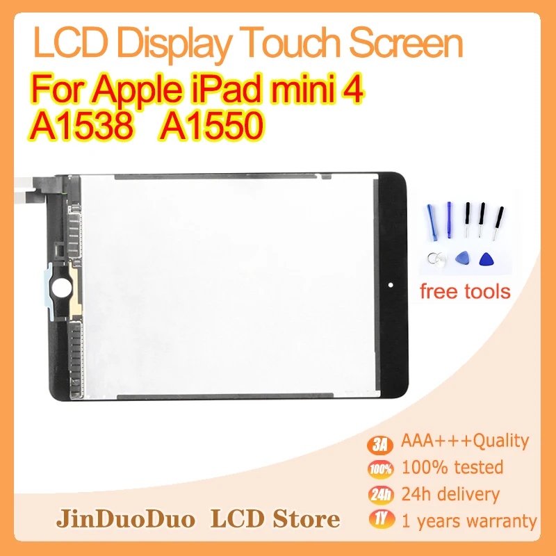 7.9 "Originale Per Ipad Mini 4 Display Lcd Touch Screen Digitizer Assembly Per Ipad Mini 4 Display Sostituzione Mini4 A1538 A1550