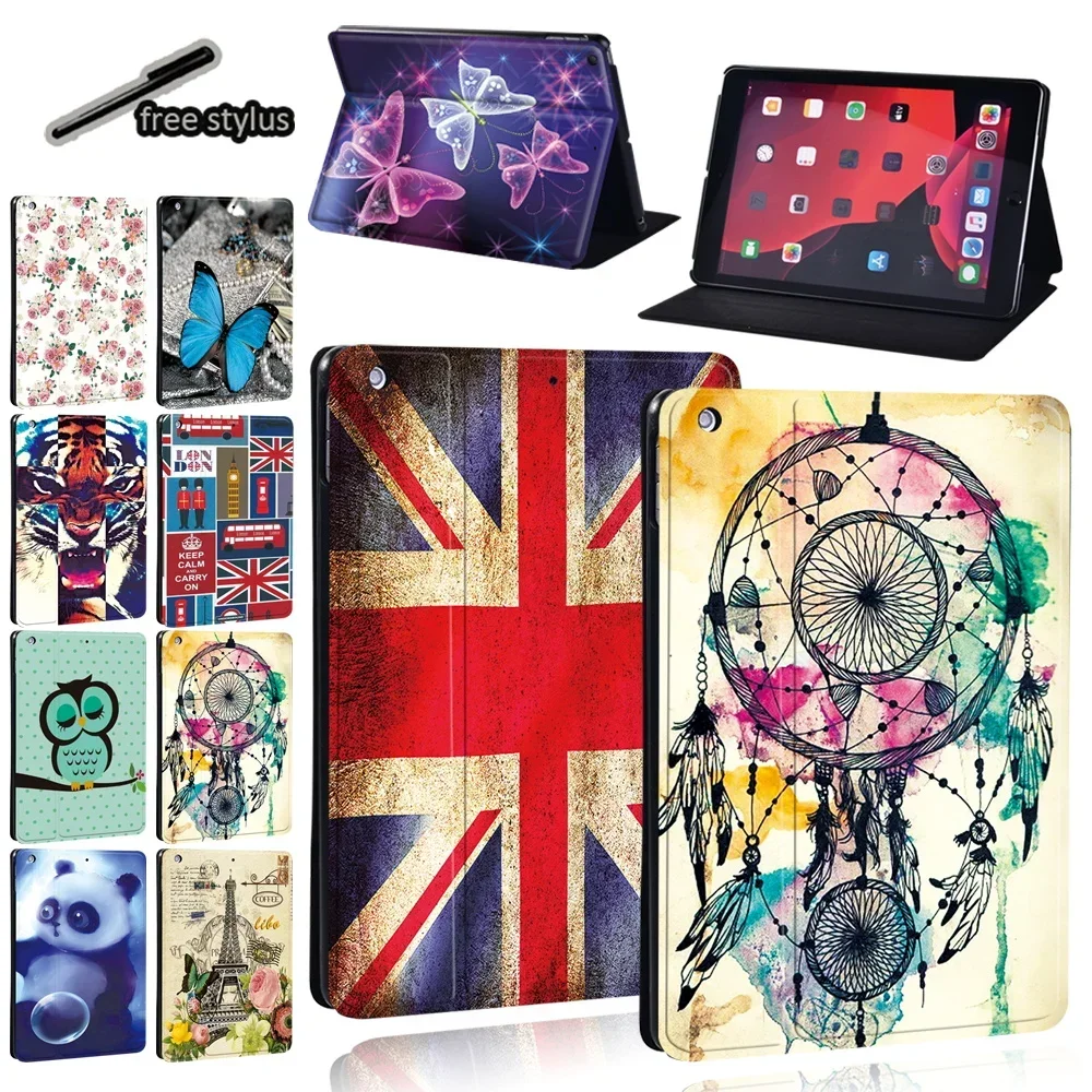 Custodia Per Tablet Apple Per Apple Ipad 8/Ipad Air 4/Ipad Pro 11/Ipad 2/3/4/ Mini 1/2/3/4/5 /Ipad Air 2/1/3/Ipad Pro + Stilo