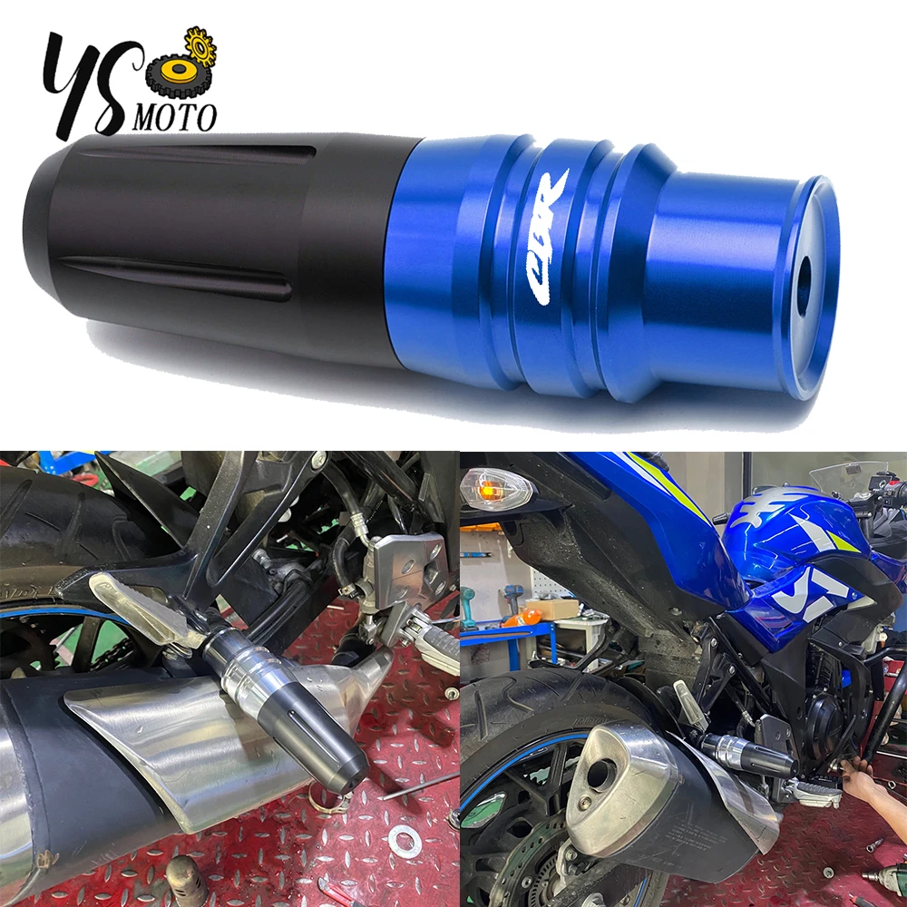 Per Honda Cbr 125 150 250 300 600 650 1100Xx R Rr F Accessori Per Moto Protezione Anticaduta Cursore Di Scarico Crash Pad Slider