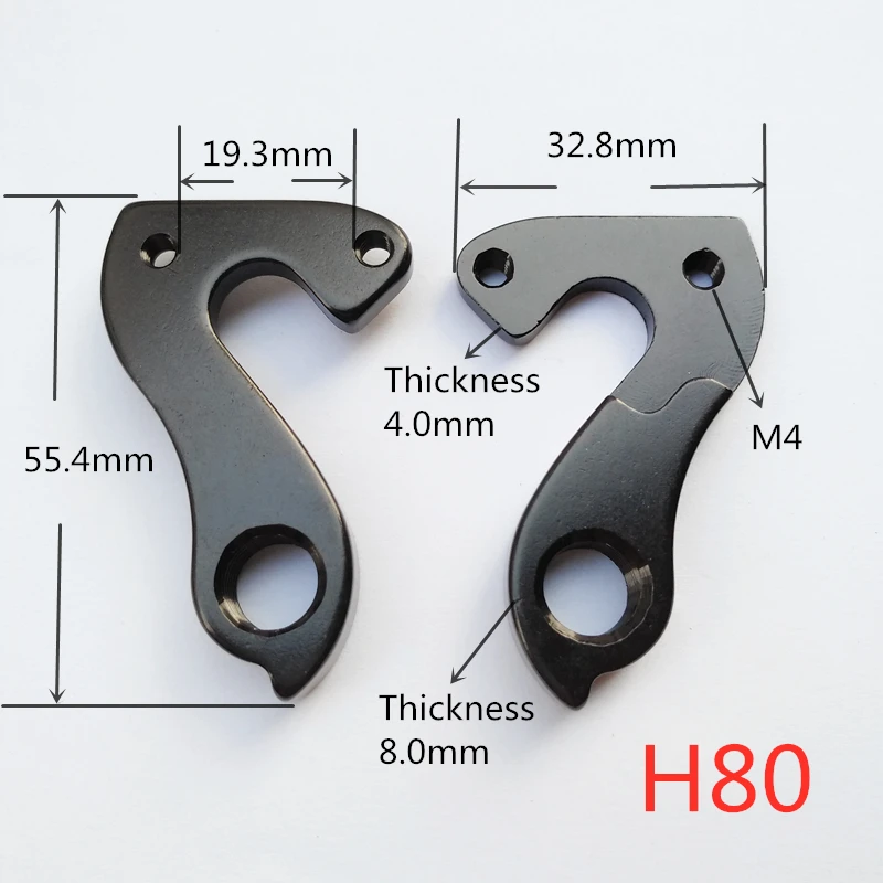 2 Pz Bicicletta Deragliatore Posteriore Gancio Per Pinarello Dogma F8 F10 F12 Norco Stevis Scrittore Definitivo Gitane Haibike Vitus Dropout