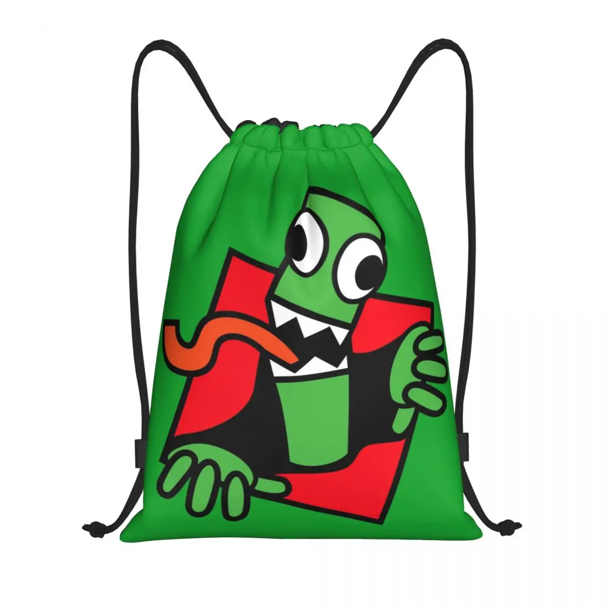 Green Rainbows Friend Play Gamer Borsa Con Coulisse Uomo Donna Pieghevole Sport Gym Sackpack Shopping Storage Zaini