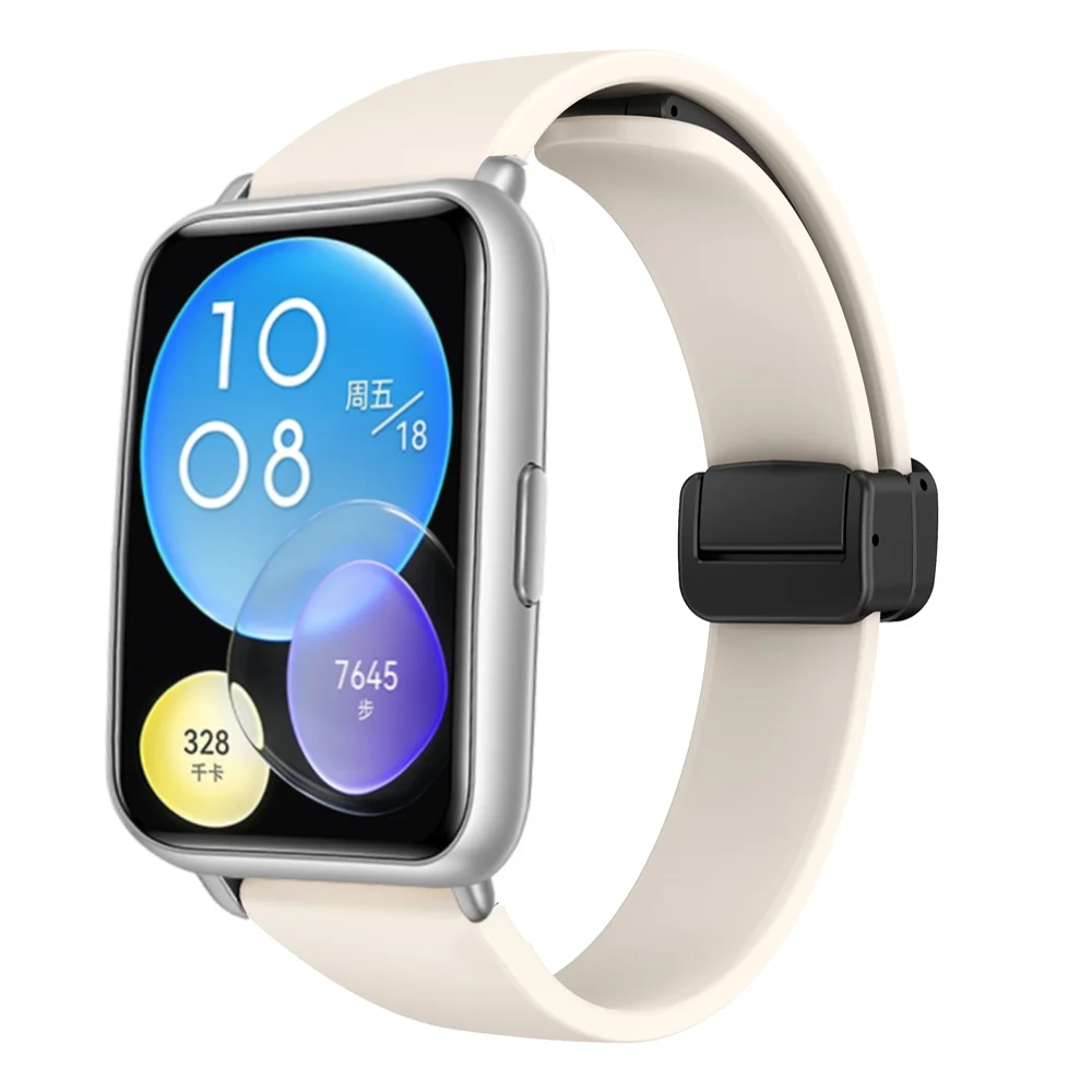 Cinturino Sottile Per Huawei Watch Fit 2 Accessori Per Cinturini Bracciale Sportivo Magnetico In Silicone Correa Per Huawei Watch Gt 2/2E/3/4/Pro Band