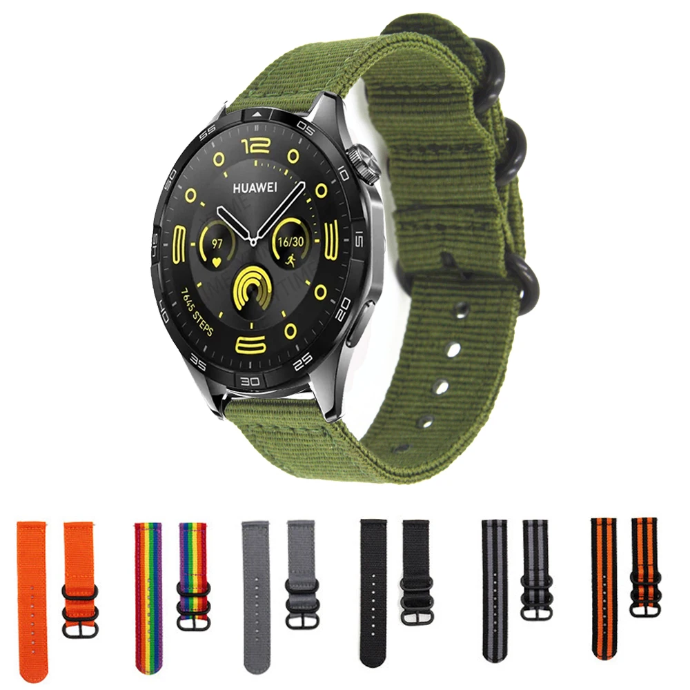 Per Huawei Watch Gt 3 Gt 4 46Mm Cinturino In Nylon 22Mm Cinturino Per Huawei Gt Watch 4 3/Gt 2 Pro/Gt Runner/Gt 2E/Honor Watch Gs 3 Bracciale