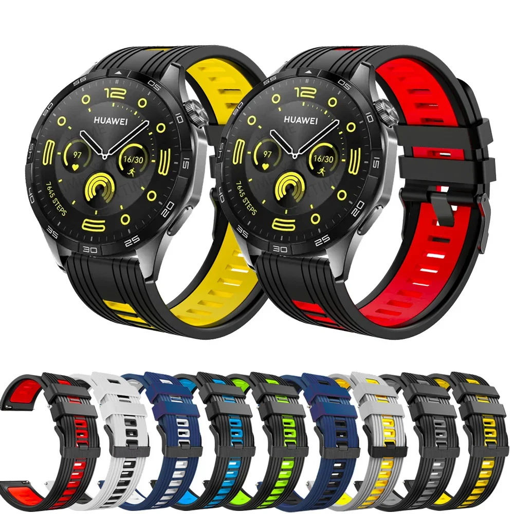 Cinturino Da 22Mm Per Huawei Gt 4/Gt 3/Gt 2 Cinturino In Silicone Da 46Mm Per Cinturino Da Uomo Huawei Watch 3/Gt 2 Pro/Gt Runner/2E/Gt 3 Se