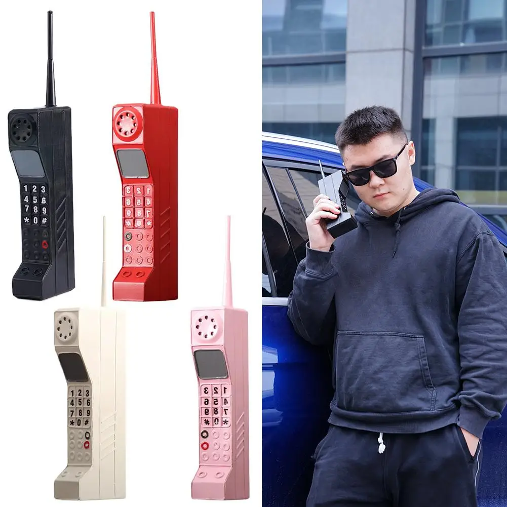 Bar Retro Phone Model Metal Vintage Classic Brick Old Props Cell Mobile Fashioned Decoration Phone Photogr Z3X2