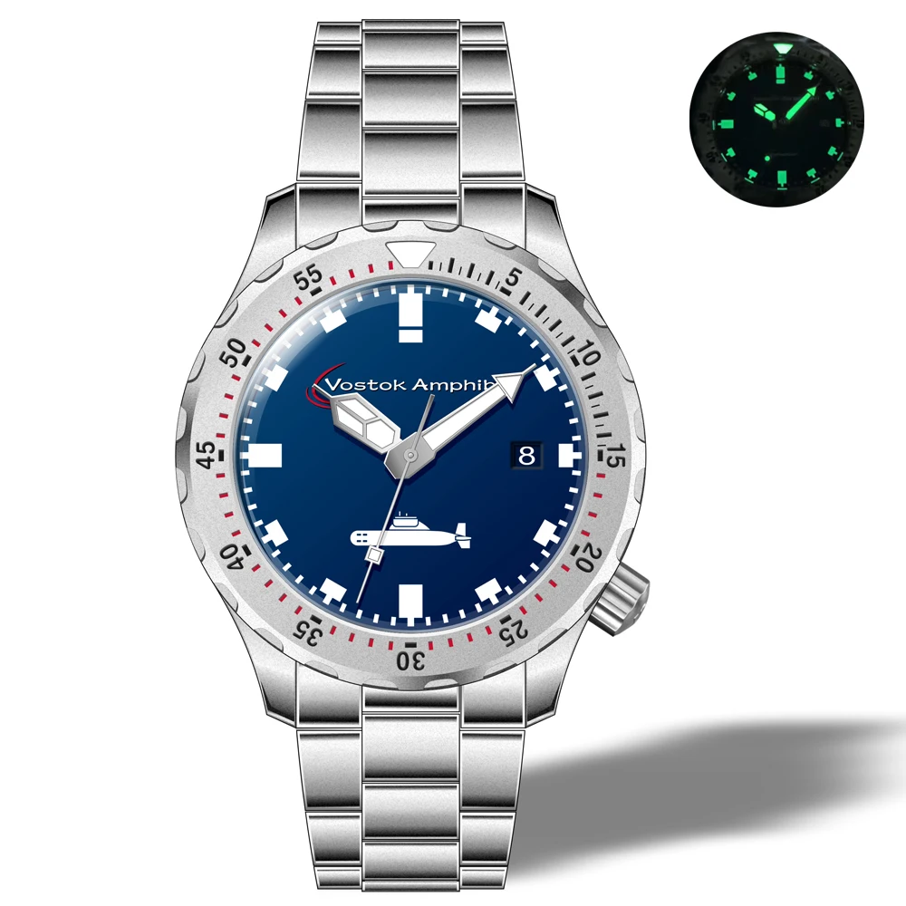 Orologi Meccanici Anfibi Di Pronto Soccorso Automatico Mechanische Bewegung Uhren Herren Automatik Uhr Armbanduhr Europa