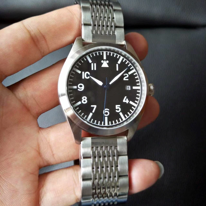 Flieger A-Uhr B-Uhr Orologio Pilota Automatico Per Uomo Reloj Piloto Aviador Montre Pilote Zegarek Pilota Relojes Piloto Para Hombre