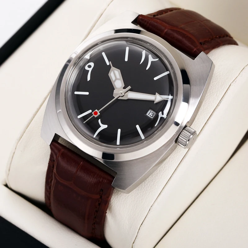 Germania Orologi Meccanici Arabi Mechanische Uhren Herren Orologio Da Polso Automatico Herrenuhr Automatik Uhr Luxus Armbanduhr