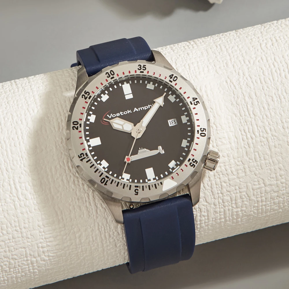 Orologi Subacquei Anfibi Richura Meccanici Automatici Impermeabili Taucheruhr Automatik Luxus Uhren Herren Automatik Uhr Wasserfeste
