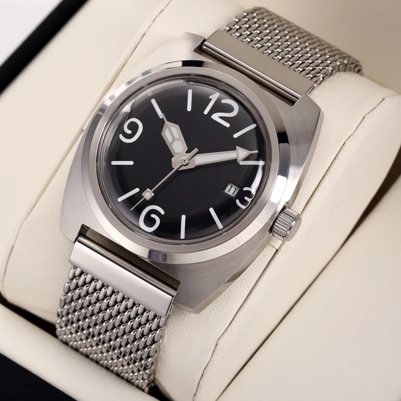 Orologi Meccanici Uomo Automatico Armbanduhr Mechanische Uhren Herren Uhr Wasserfeste Aaa Miyota 8215 Curved Elifa