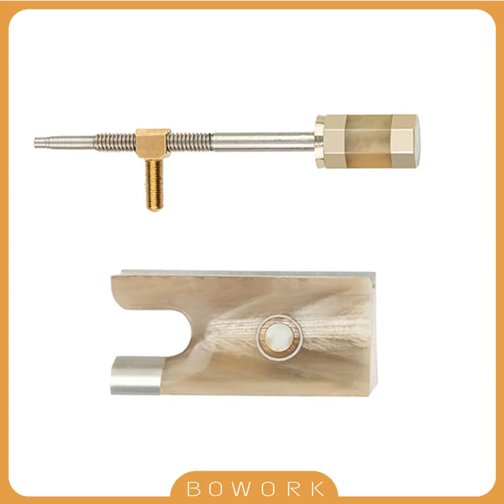 Bowork Corno Di Bue Bianco Livello Avanzato 4/4 Violino Arco Rana Parigi Occhio Per Pernambuco Snakewood Master Bow Maker Liutaio Violino