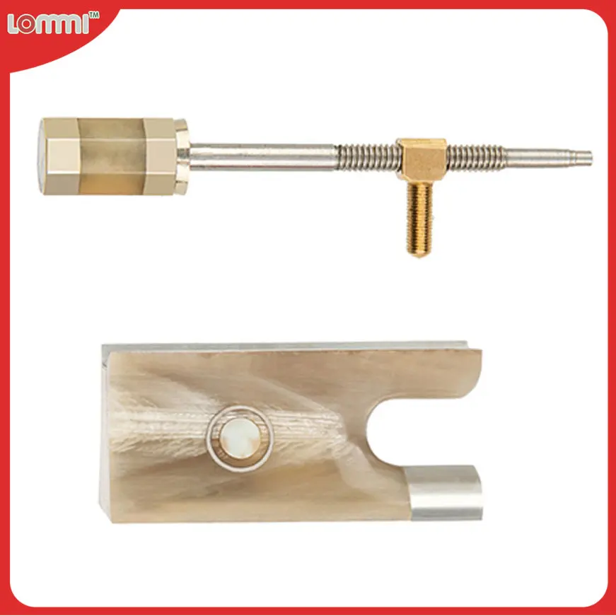 Lommi Advanced 4/4 Violino Bow Frog Real White Ox Horn Paris Eye Per Pernambuco Snakewood Master Bow Maker Violino Luthiers