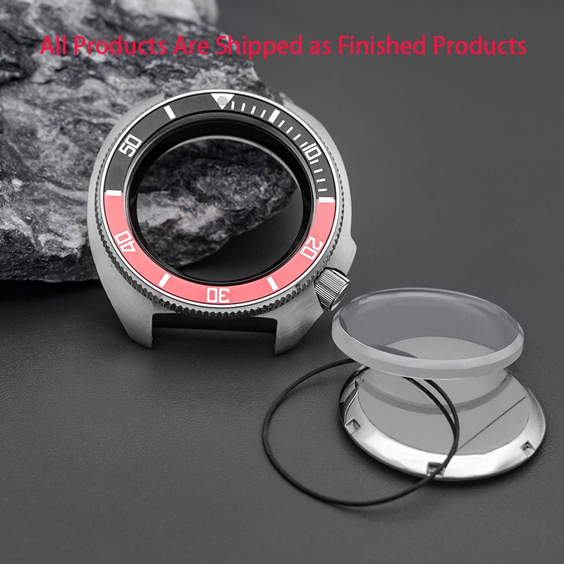 Turtle Abalone Diving Cassa Dell'Orologio Da Uomo Con Seiko Nh36 Nh35 Movimento Automatico Fit Turtle 6105 6309 Custodia Srpe 200M Impermeabile