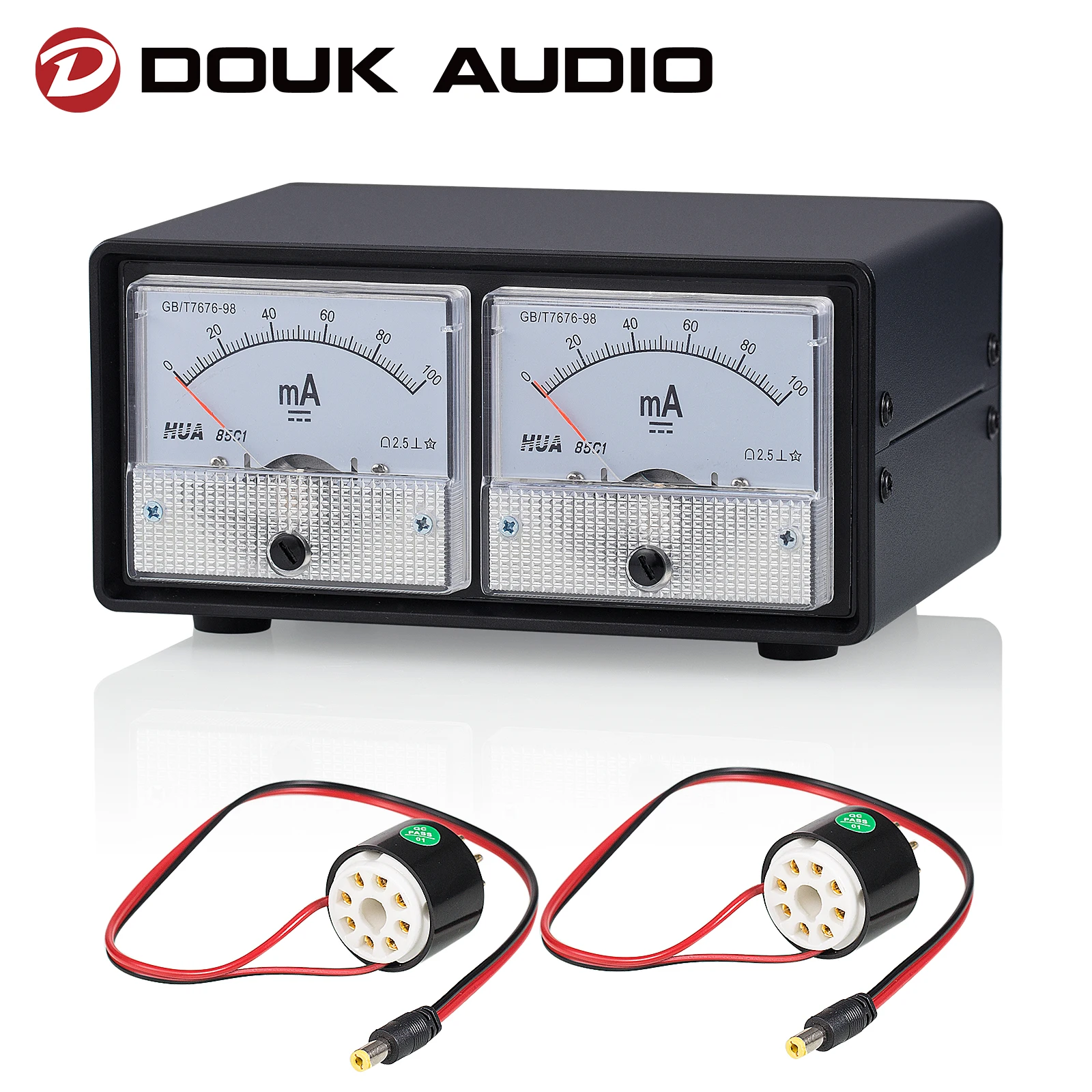 Douk Audio Tester Per Sonde Di Corrente A Doppia Polarizzazione A 8 Pin A Doppio Ampere Per Tubi El34,Kt88,6L6,6V6,5881,6550,Kt66,Kt100,Kt120