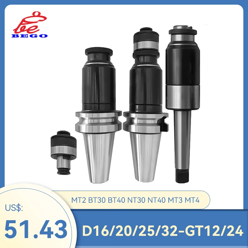 Tap Mandrini Protezione Da Sovraccarico Morse Battitore Mt2 Gt12 Bt30 Bt40 Nt30 Nt40 Gt24 Mt3 Gt12 Mt4 Gt24 Mandrino Macchina Cnc