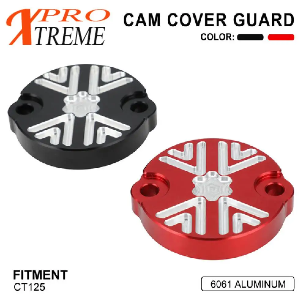Moto 3D Cnc Engine Black Red Oil Filter Cap Cover Guard Kit Per Honda Honda Hunter Cub Ct 125 Msx Trail Ct125