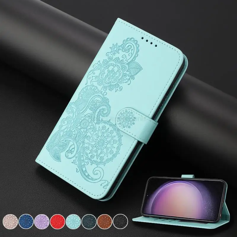Per Apple Iphone 5 Custodia In Pelle Pu Per Apple Iphone 5 Iphone5 Datura Flowers Custodia A Portafoglio Vintage In Rilievo Flip Stand