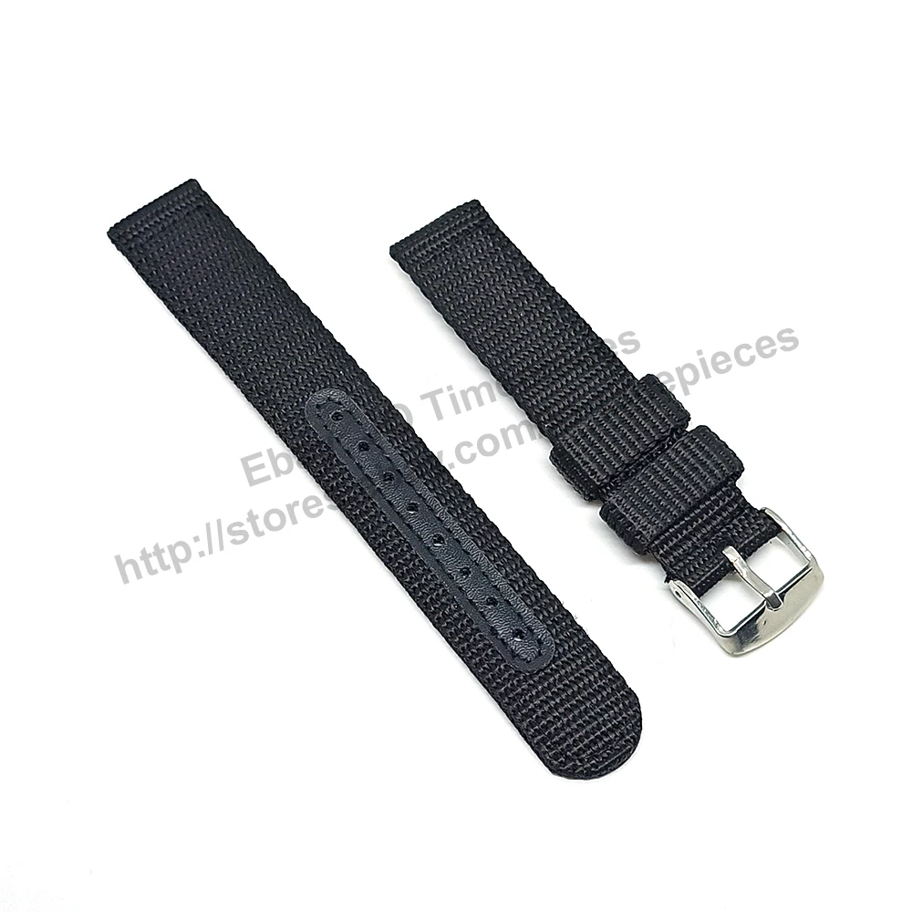 Seiko 5 - 7S26-02J0-Snk809K2, Muslimb, Snkn33K1-Adatto Con Cinturino Di Ricambio In Maglia Di Nylon Nero