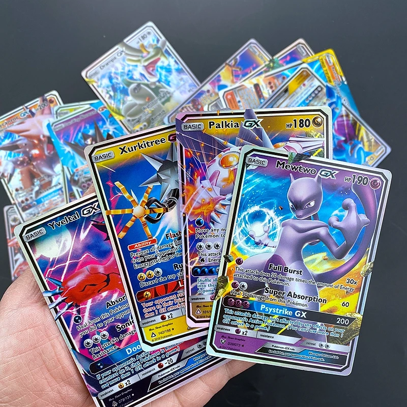 10 Pz Non Ripetere Pokemon French Shining Cards Anime Pikachu Charizard Gx Vmax Ex Mega Kids Battle Game Trading Collection Toys