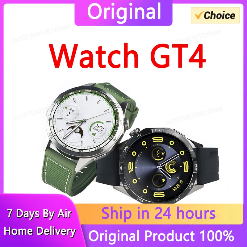 Huawei Watch Gt4 Smart Watch Blood Oxygen Monitor Smartwatch Telefonata Cardiofrequenzimetro Gps Tracker Watch Per Uomo
