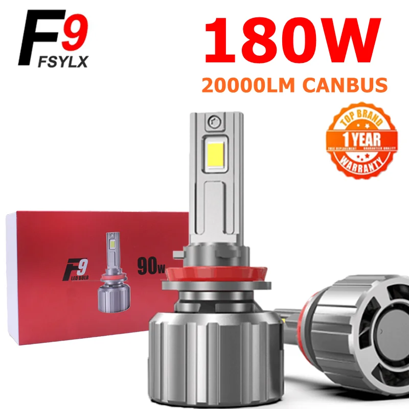 180W F9 Led H7 H11 H1 9005 H4 Kit Fari Luce Di Nebbia H4 H7 H8 H11 H1 9005 9006 Ha Condotto La Lampada Ha Condotto La Lampadina Dei Fari
