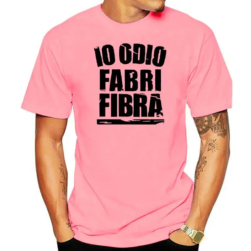 T-Shirt Stampa Io Odio Fabri Fibra Rap Fenomeno Uomo - Vari Colori