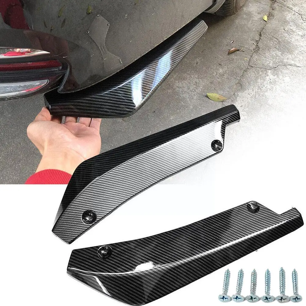 Per Subaru Impreza Wrx Sti Car Paraurti Posteriore Splitter Gonna Laterale Protector Canard Diffusore Lip Spoiler Fender Canard Wrap H1H5
