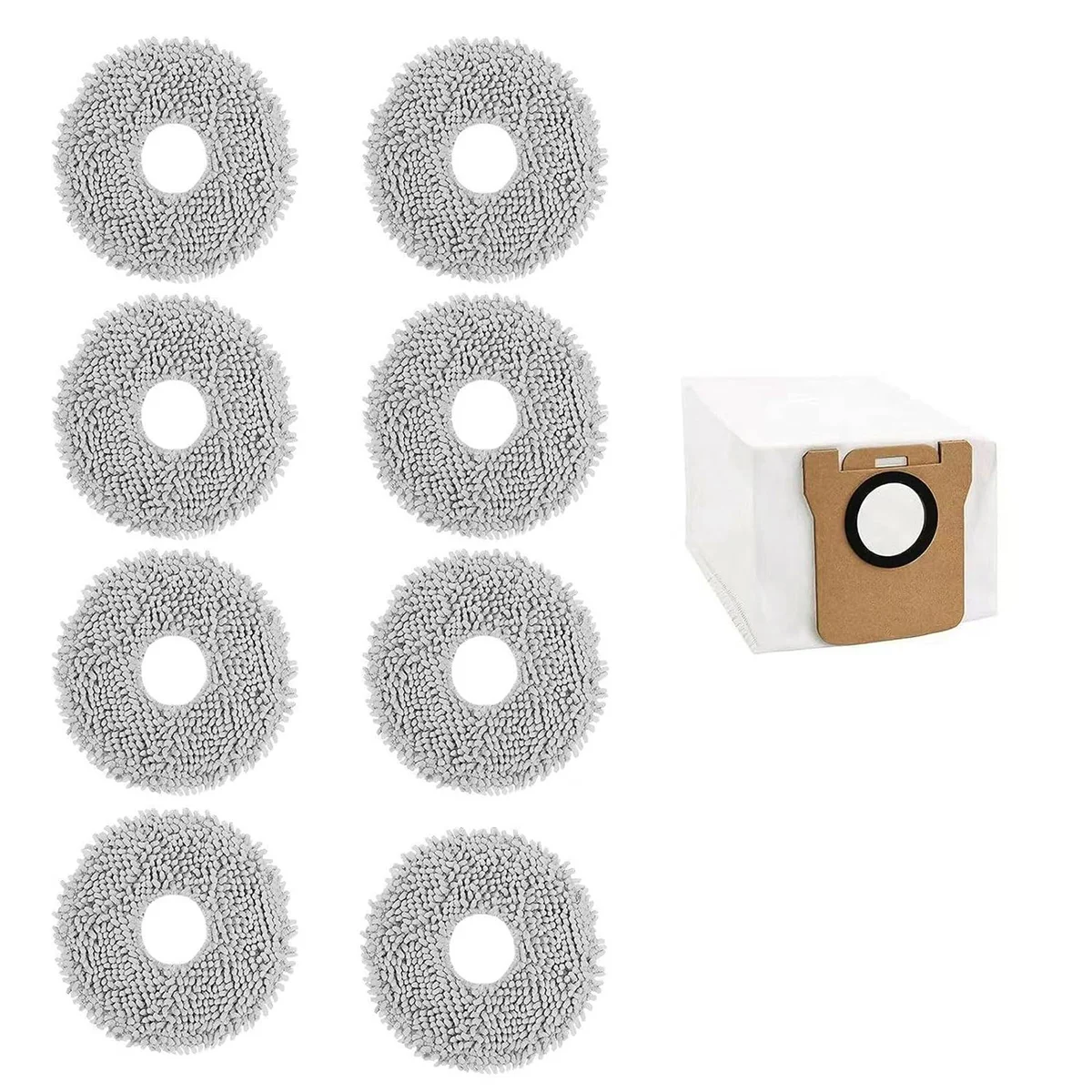 Confezione Da 8 Mop Pad Per Dreame L10S Ultra, Mop Pad Lavabili Per Dreame L10 Ultra / L10S Pro / L10S Ultra Robot Vacuum